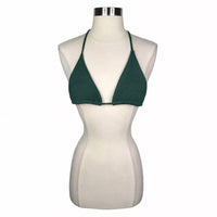 Savannah Morrow - Label Knit Triangle Bikini Top