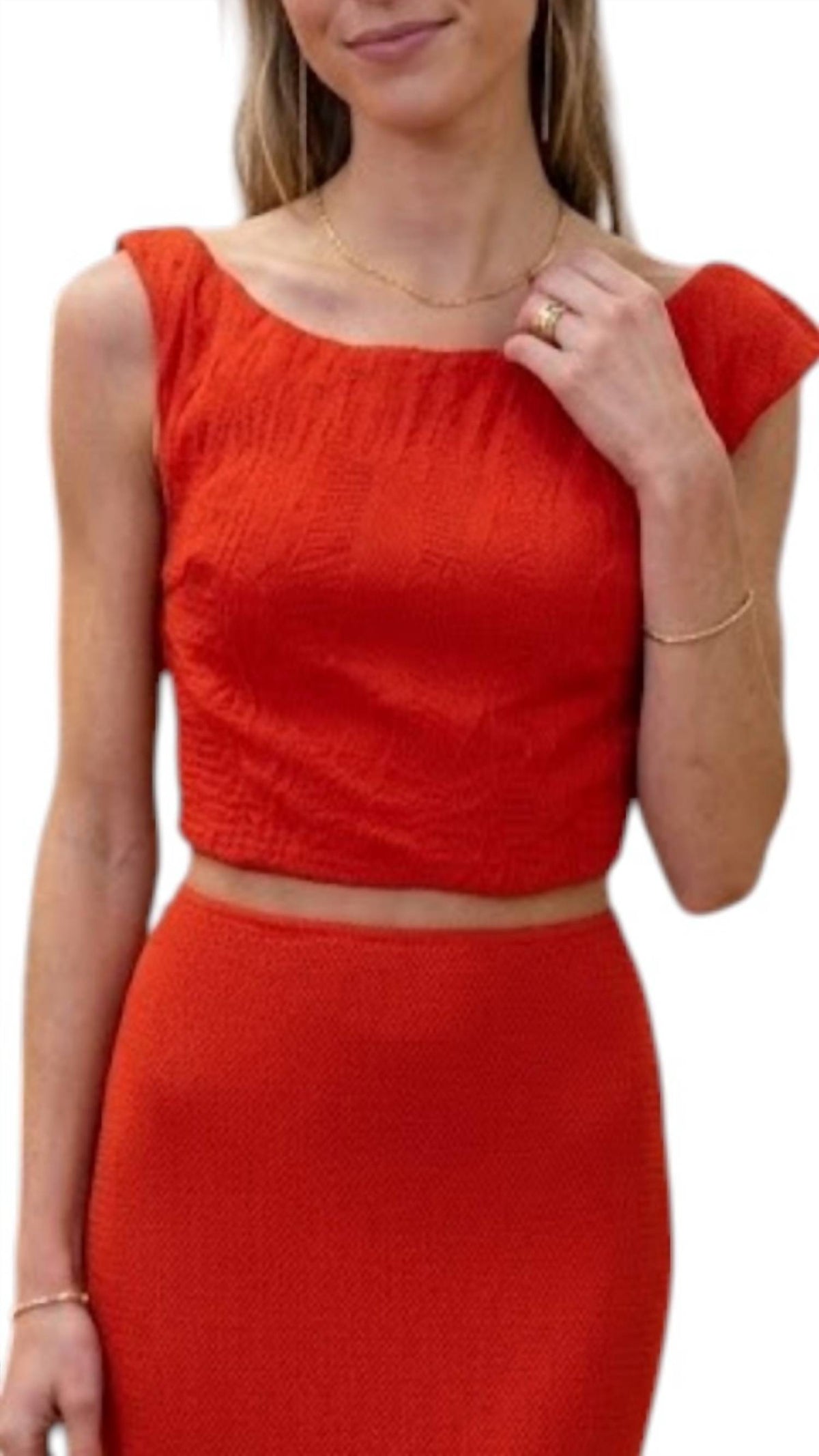 Minkpink - Selma Textured Asymmetrical Top
