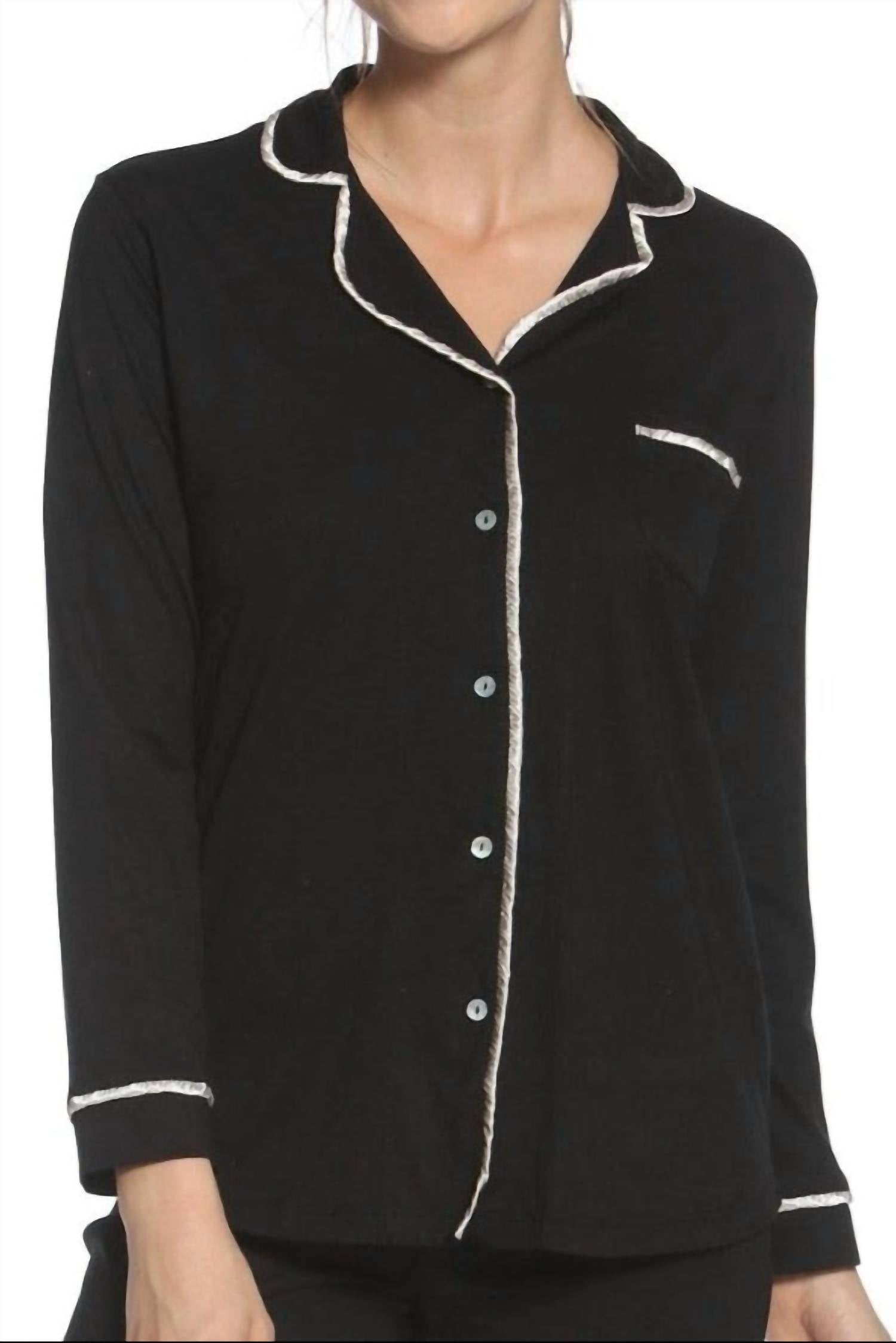 Twelve Eighty Eight - Basic Long Sleeve Pajama Set