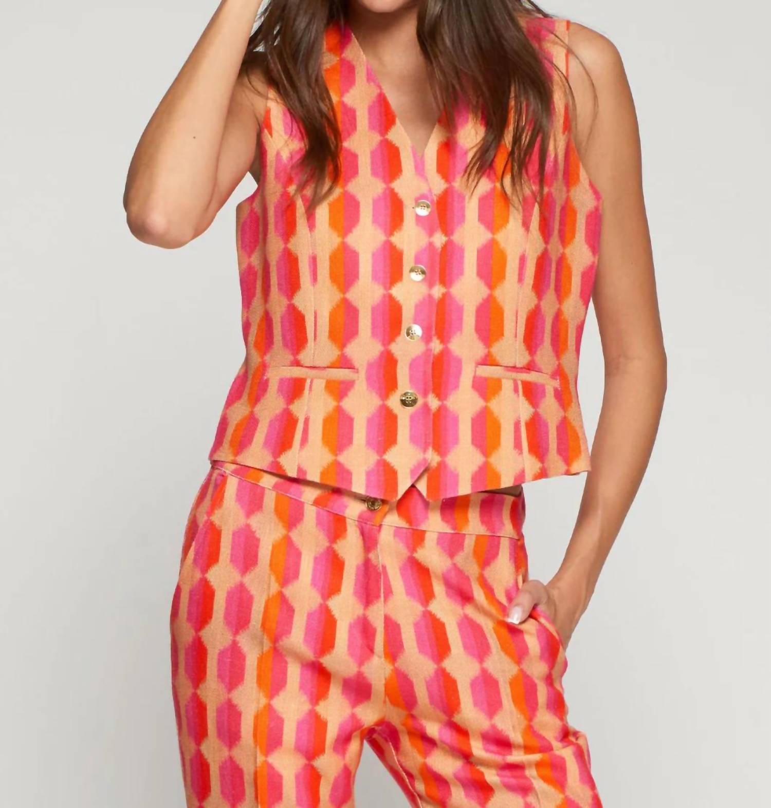 Vilagallo - Agata Ikat Vest