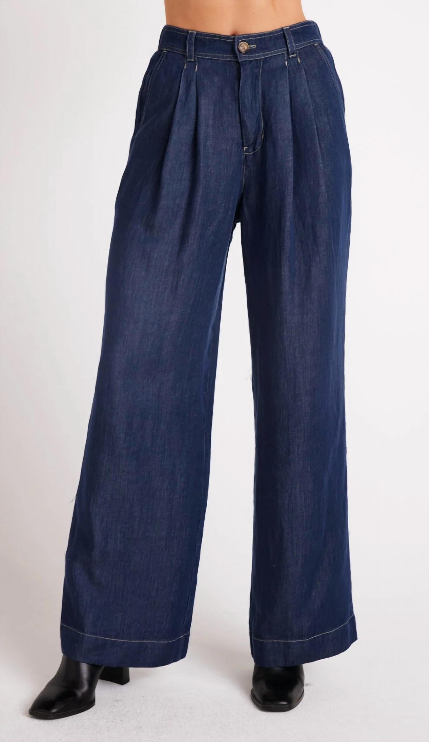 Bella Dahl - Pleated Wide Leg Pant