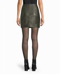 Nicole Miller - Leather Mini Skirt
