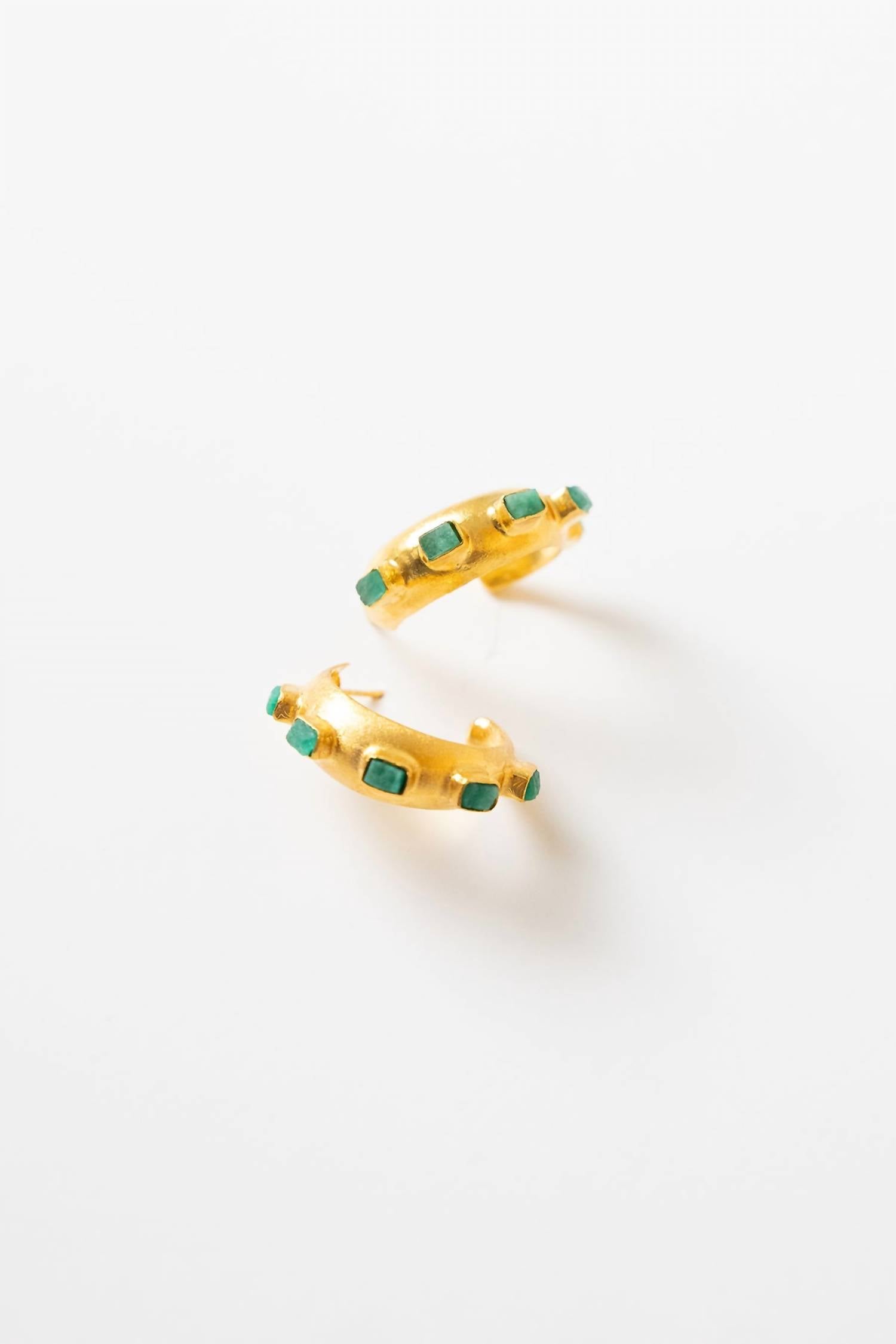 FENOMENA Women's Havana Glow Earrings in gold - women's jewelry
