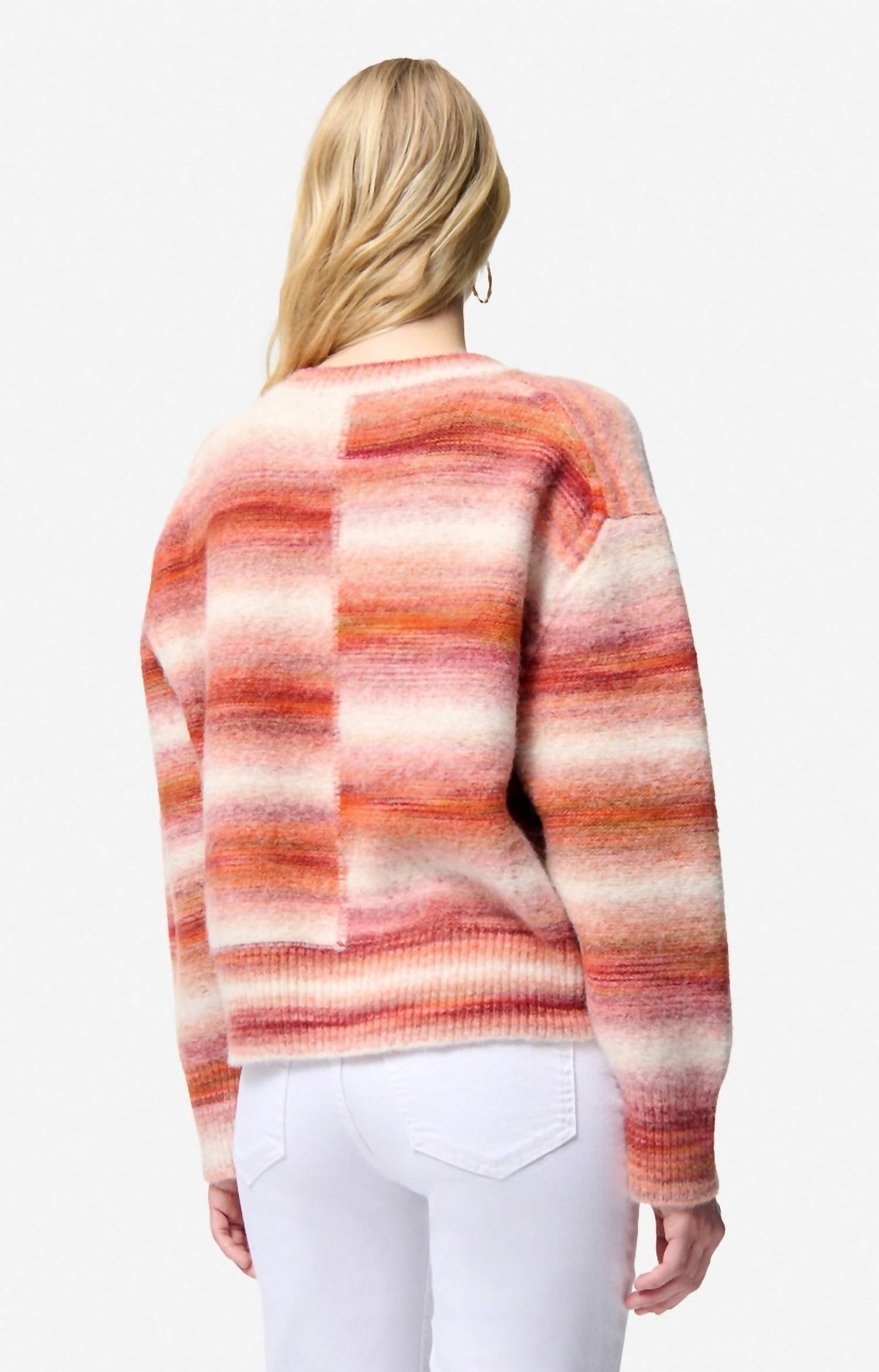 vanessabruno Faustine Knit Sweater in amber - women's sweater - alternate view