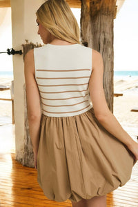 Gilli - Bubble Hem & Stripe Dress