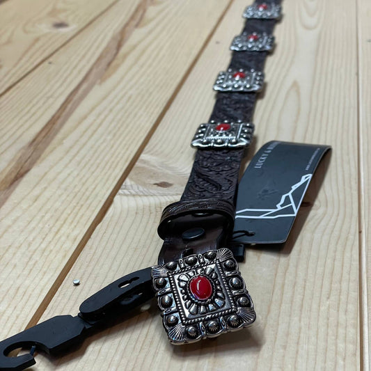 Lucky & Blessed - Girl’s Genuine Leather Belt