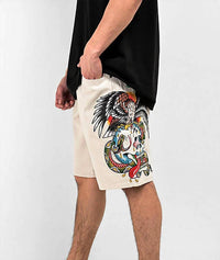 Ed Hardy - Men's Battle Skull Skater Short