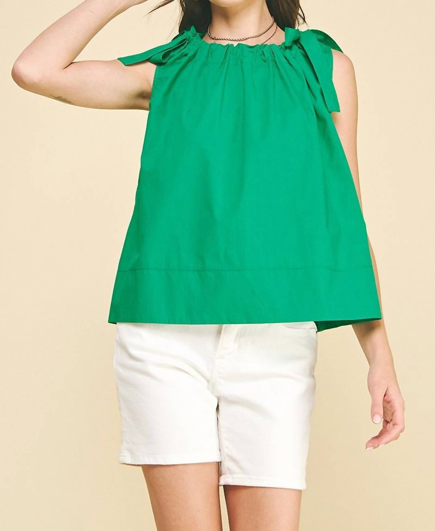 Pinch - Quinn Tie Shoulder Top
