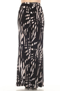 Joseph Ribkoff - Tropical Print Wide Leg Pants