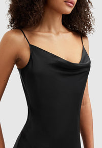 Allsaints - Hadley Cowl Neck Midi Slip Dress