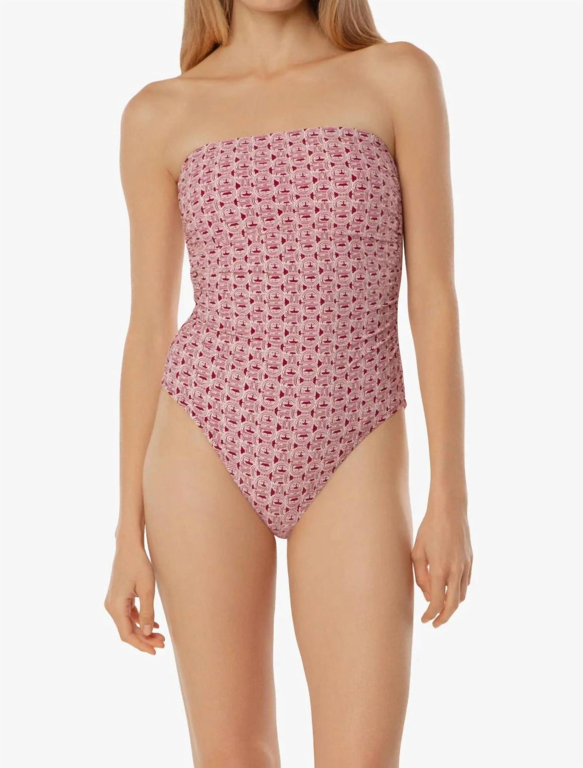Helen Jon - Belted Bandeau One-piece