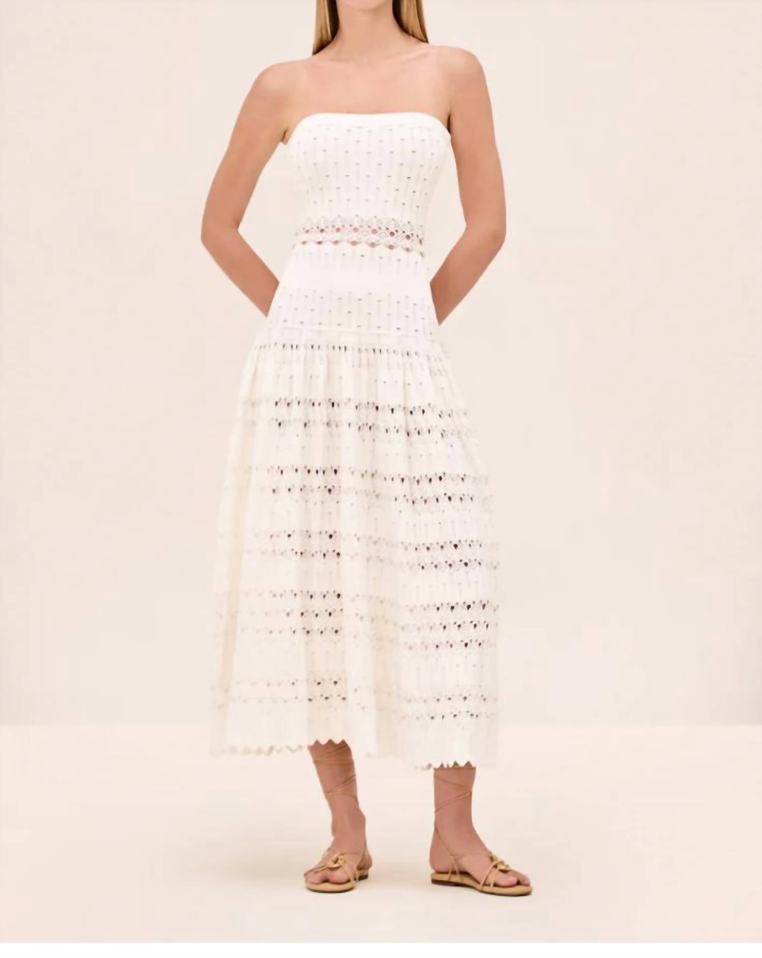 Alexis - Payge Strapless Dress