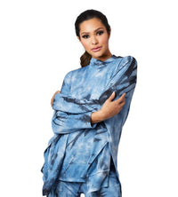 French Kyss - Marble Wash Poncho Top