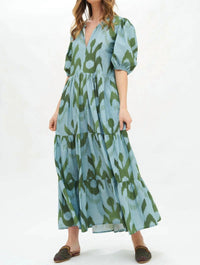 Oliphant - Puff Sleeve Maxi Dress
