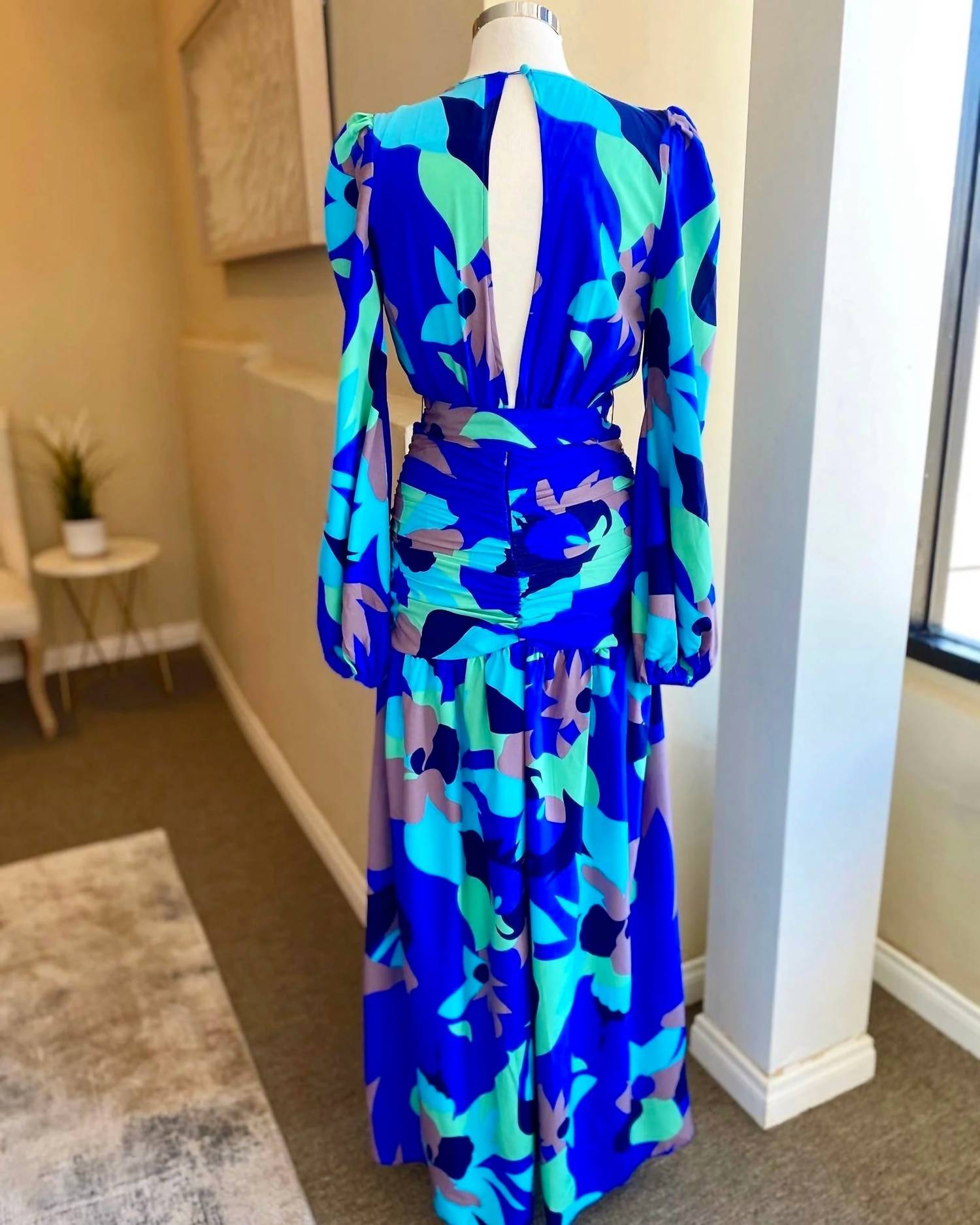 Little Secret Of Mine - Ruched Waist Maxi Dress
