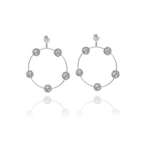 Georgina Jewelry - Women's Signature Sphere Dangle Hoops