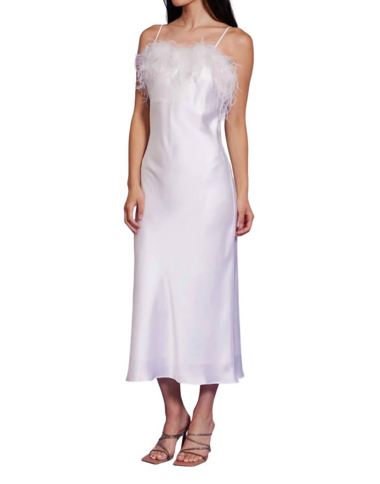 Lucy Paris - FLORA FEATHER DRESS