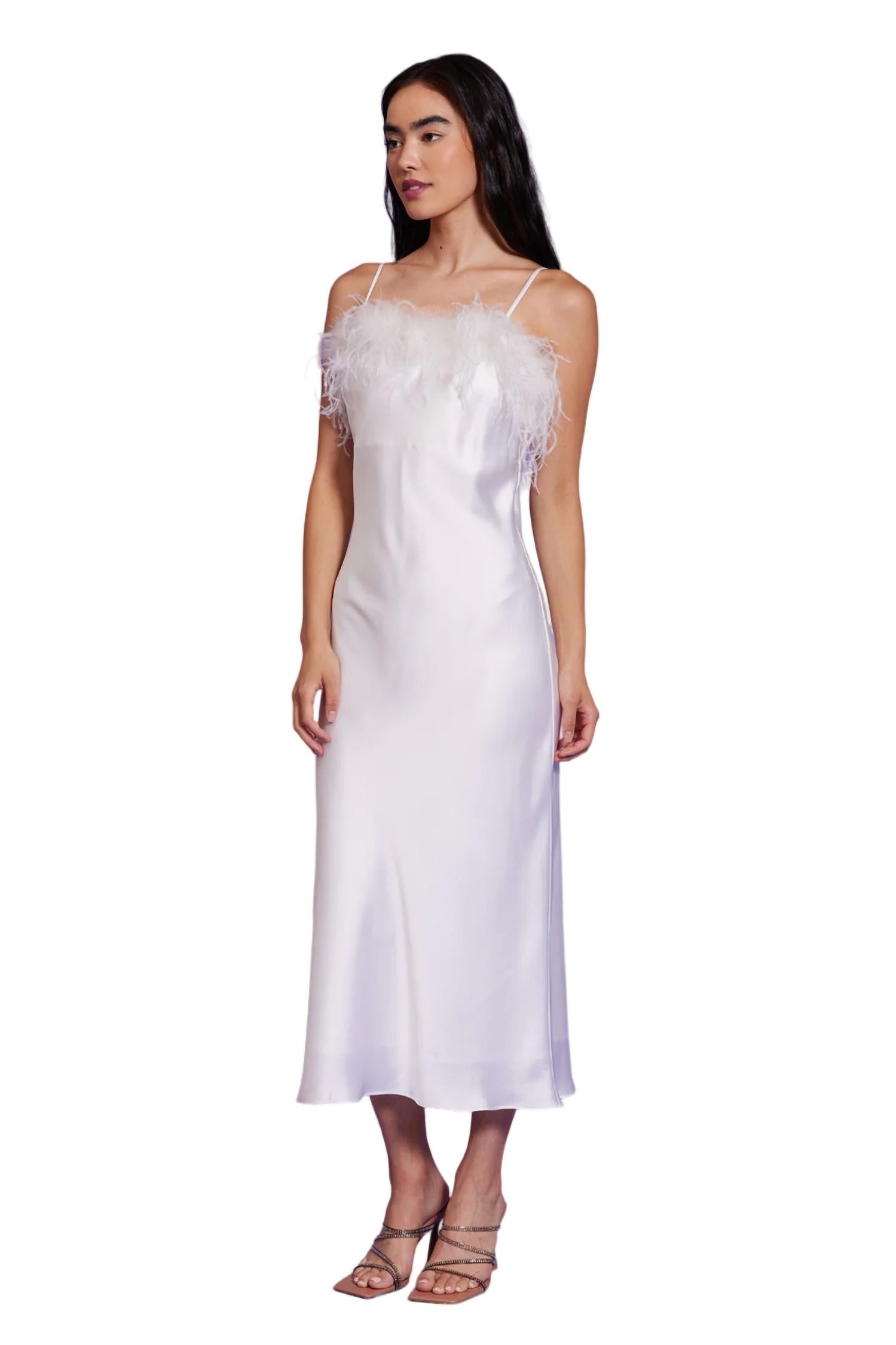 Lucy Paris - FLORA FEATHER DRESS