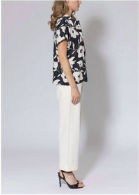 Hilton Hollis - Abstract Floral Print Top