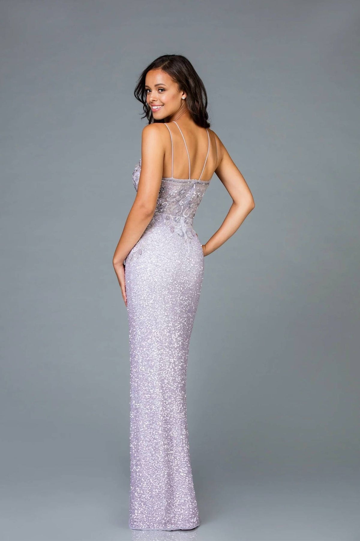 Scala - Long Sequin Gown