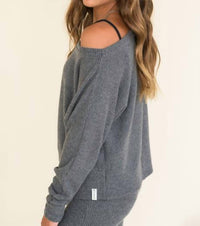 Kaveah - Girl's Hacci Ribbed Pullover Top
