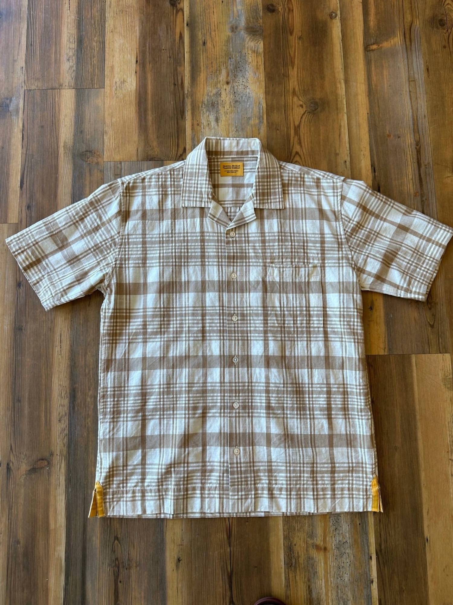 Original Madras Trading Company - Cuban Short Sleeve Plaid Shirt