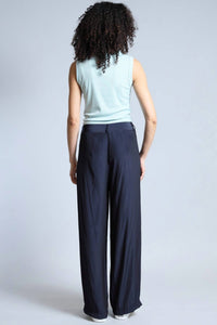 Lola & Sophie - D Satin Straight Pants