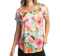 Jess & Jane - Sangria Cap Sleeve Top