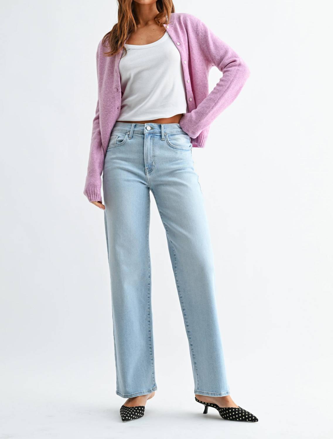 Just Black Denim - Loose Straight Leg Jean