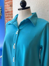Flutter - Women's Button-front Bunny Shirt - Plus