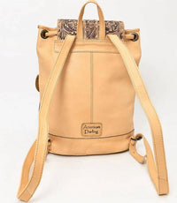 American Darling Women's Chic Backpack in tan - women's bag - alternate view