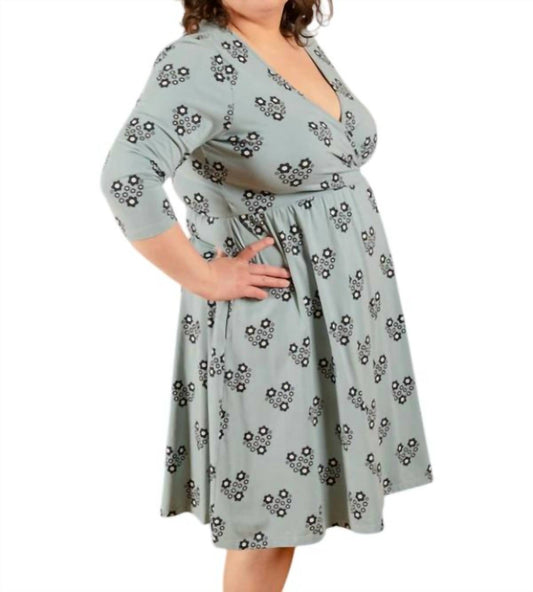 Mata Traders - Callie Long Sleeve Wrap Dress