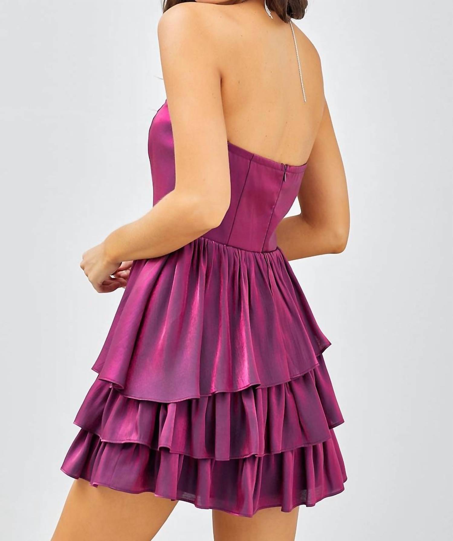 Do+Be - Strapless Ruffle Dress