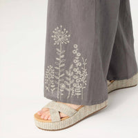 Coco + Carmen - Ava Floral Embroidery Pants