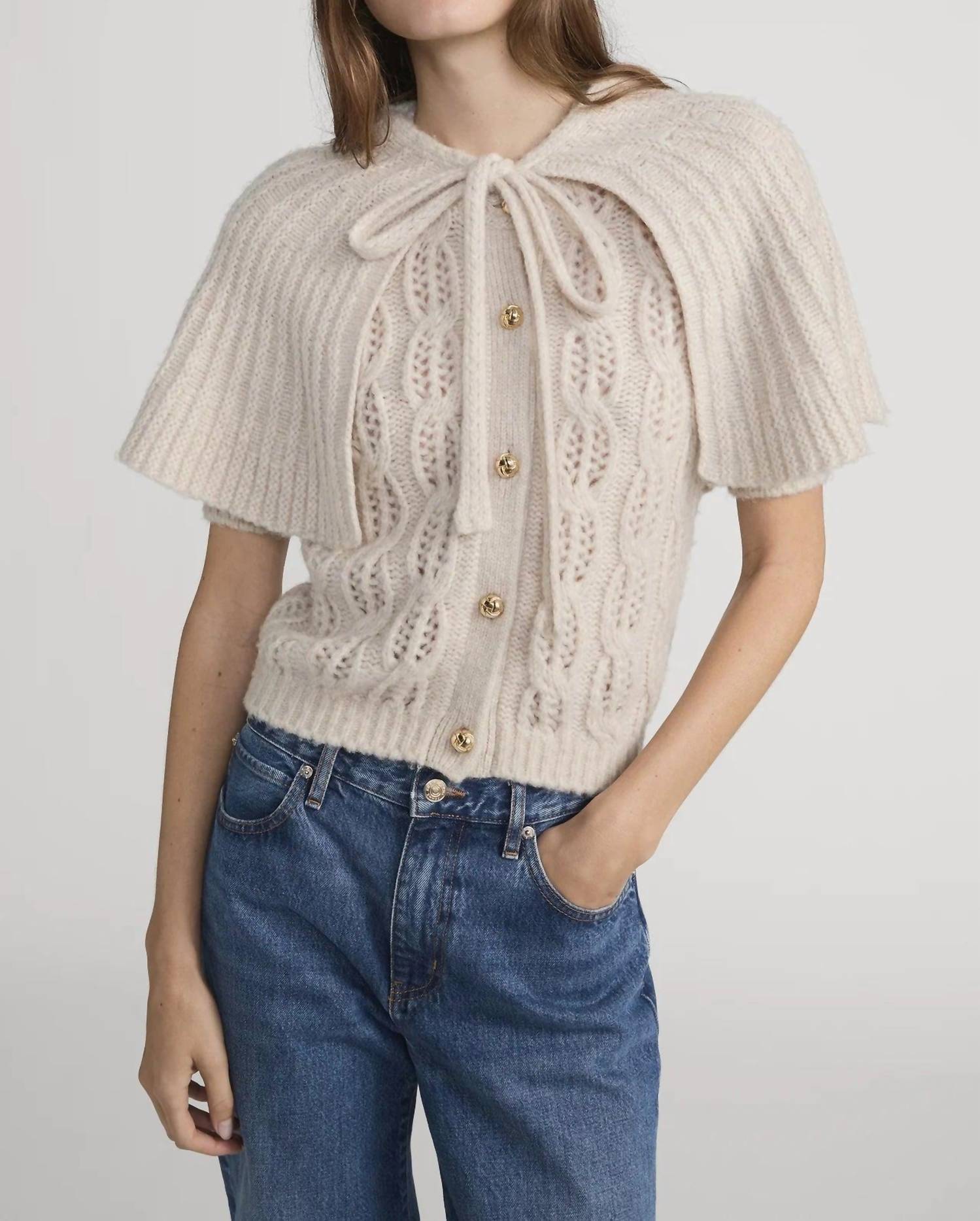 Frame - Cape Cardi Top