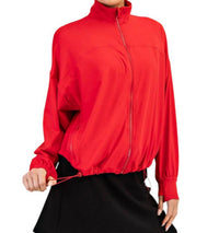 RAE MODE Oversized Active Magic Jacket in true red - women's jacket