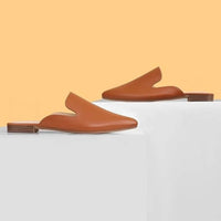 Musshoe - Women's Flat Mule Loafer Shoes