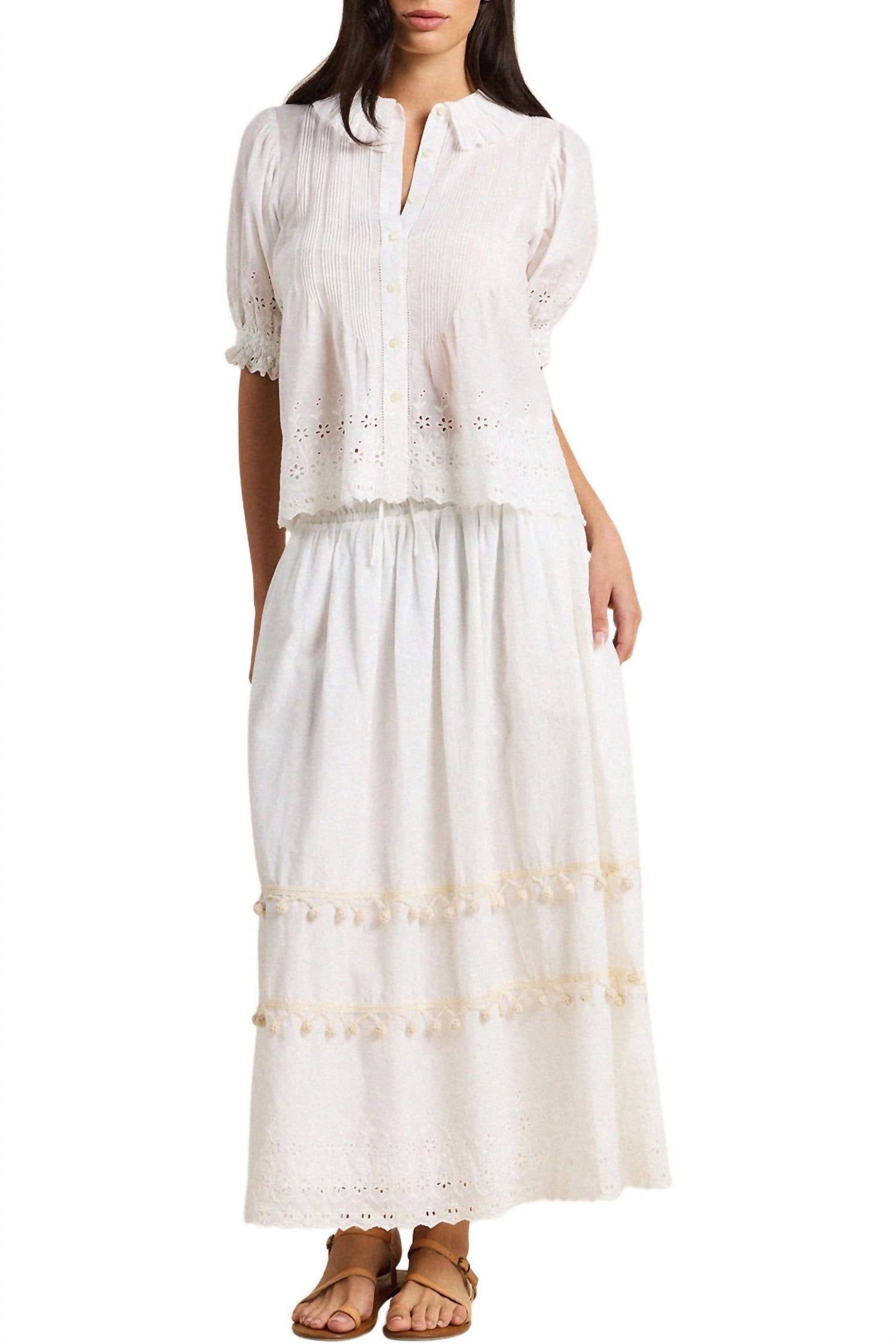 Trovata - Bianca Midi Skirt