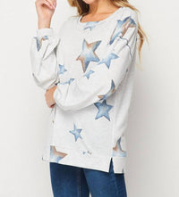 Honeyme - Star Print Pullover
