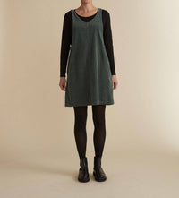 cut loose Lux Corduroy Overall Dress in myrtle - women's dress