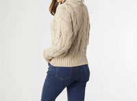 Coco + Carmen - Viola Cable Knit Turtleneck Sweater