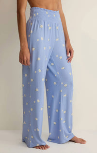 Z Supply - Dawn Floral Smocked Wide Leg Lounge Pants