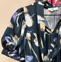 Entro - Women's Floral Silky Mini Dress