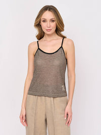 Tricot Chic - Woven Tank Top