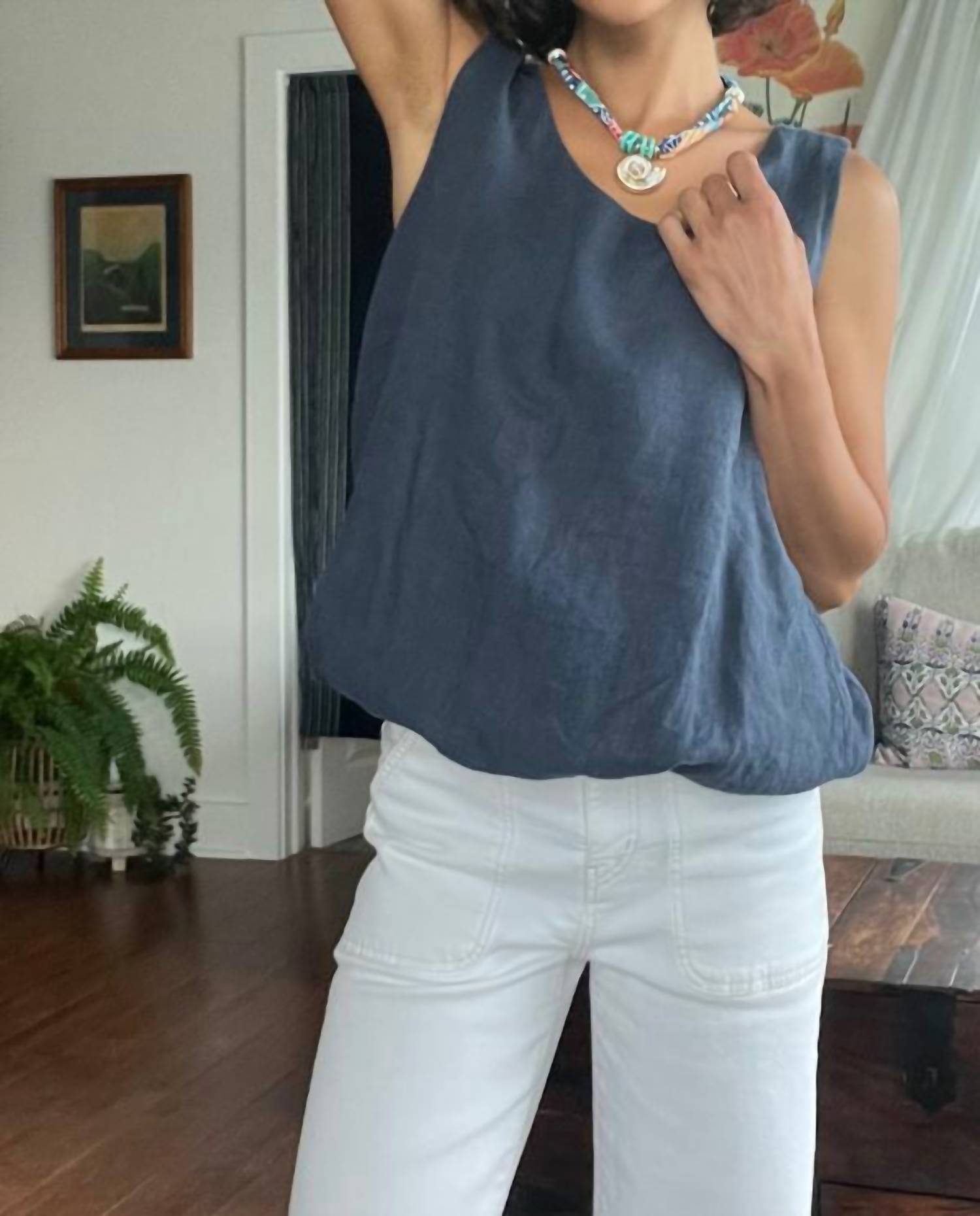 Made In Italy - Sadie Linen Tank