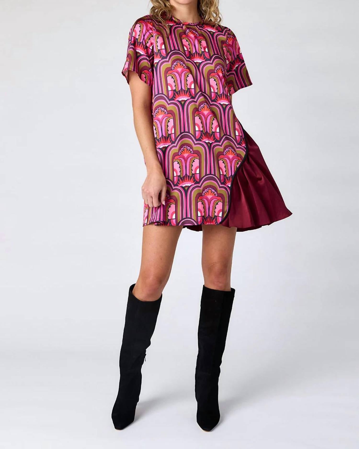 Crosby by Mollie Burch Graham Mini Dress in gatsby - women's dress