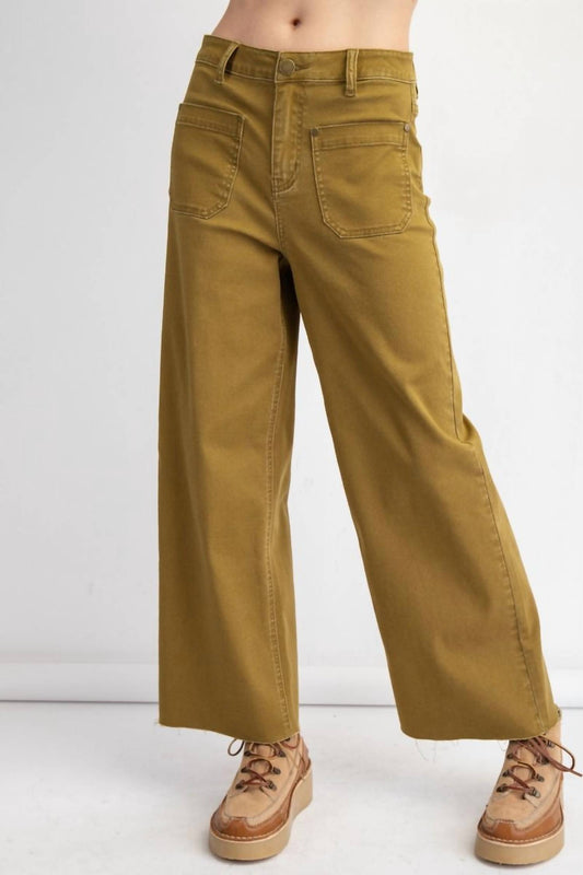 Easel - Time To Start Again Twill Stretch Pants