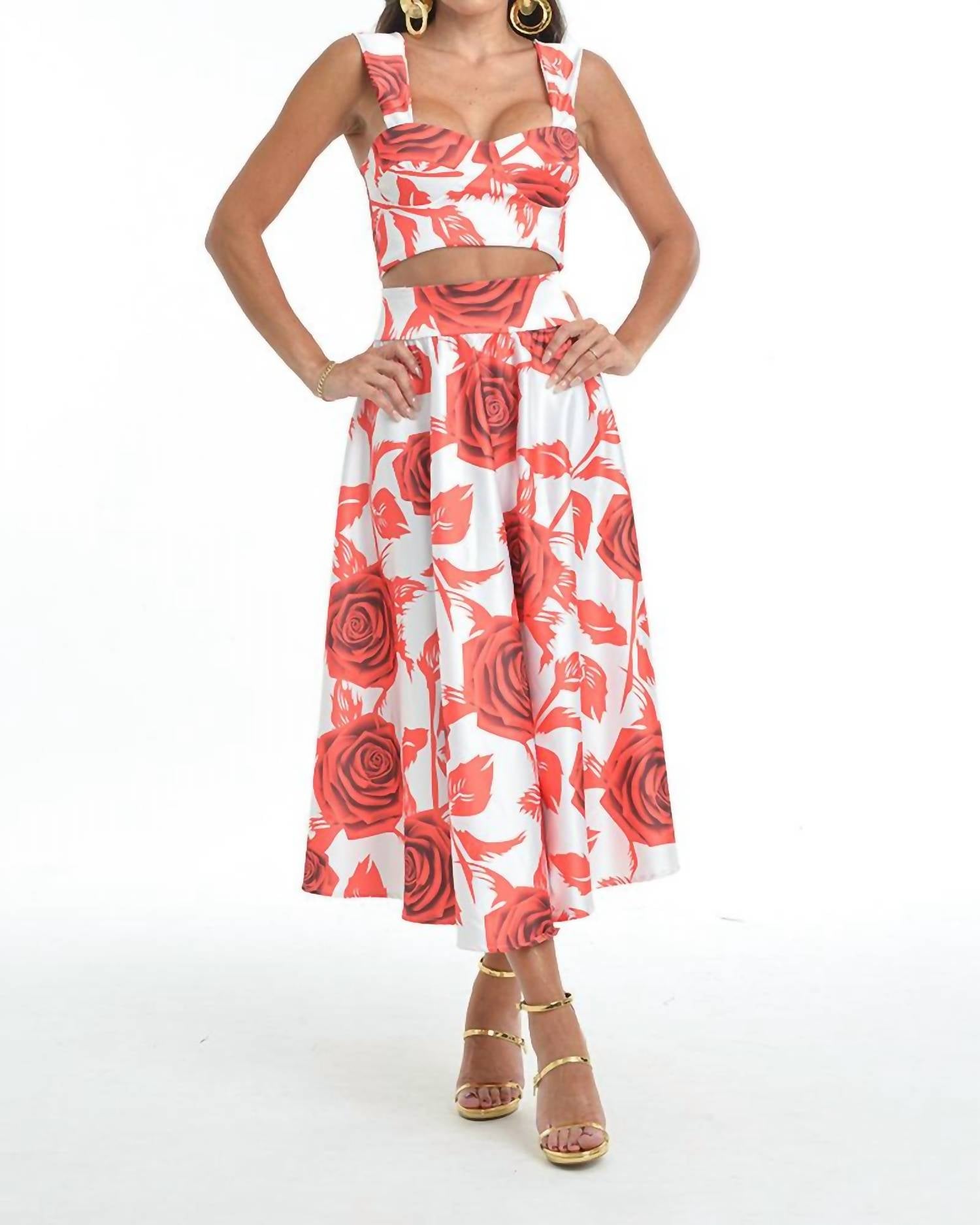 Steffany Milano - Crimson Blossom Set