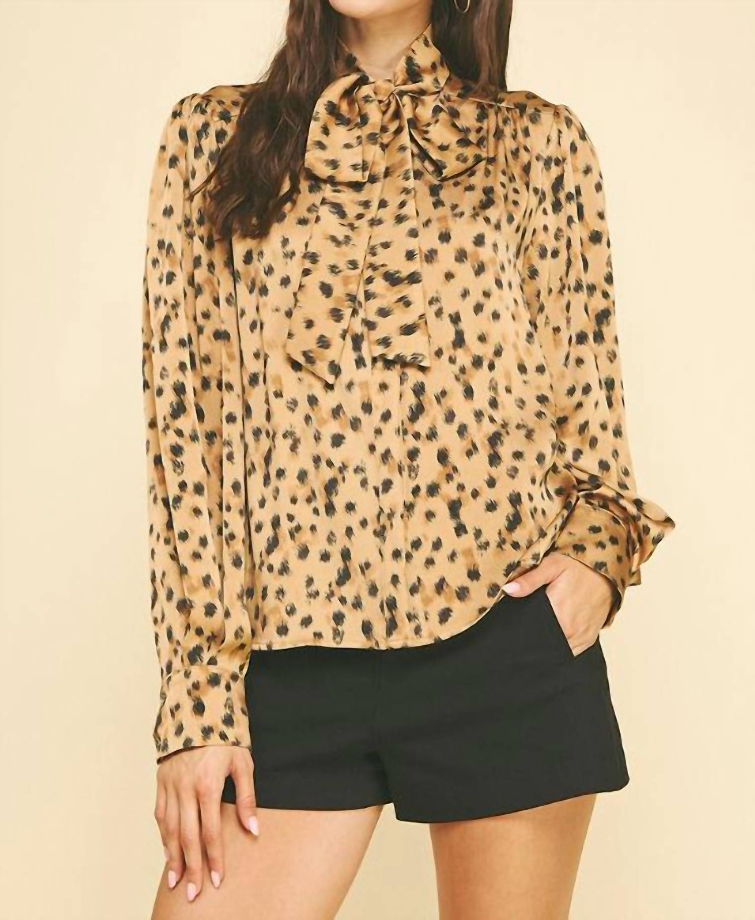 Pinch - Evelyn Tie Neck Blouse