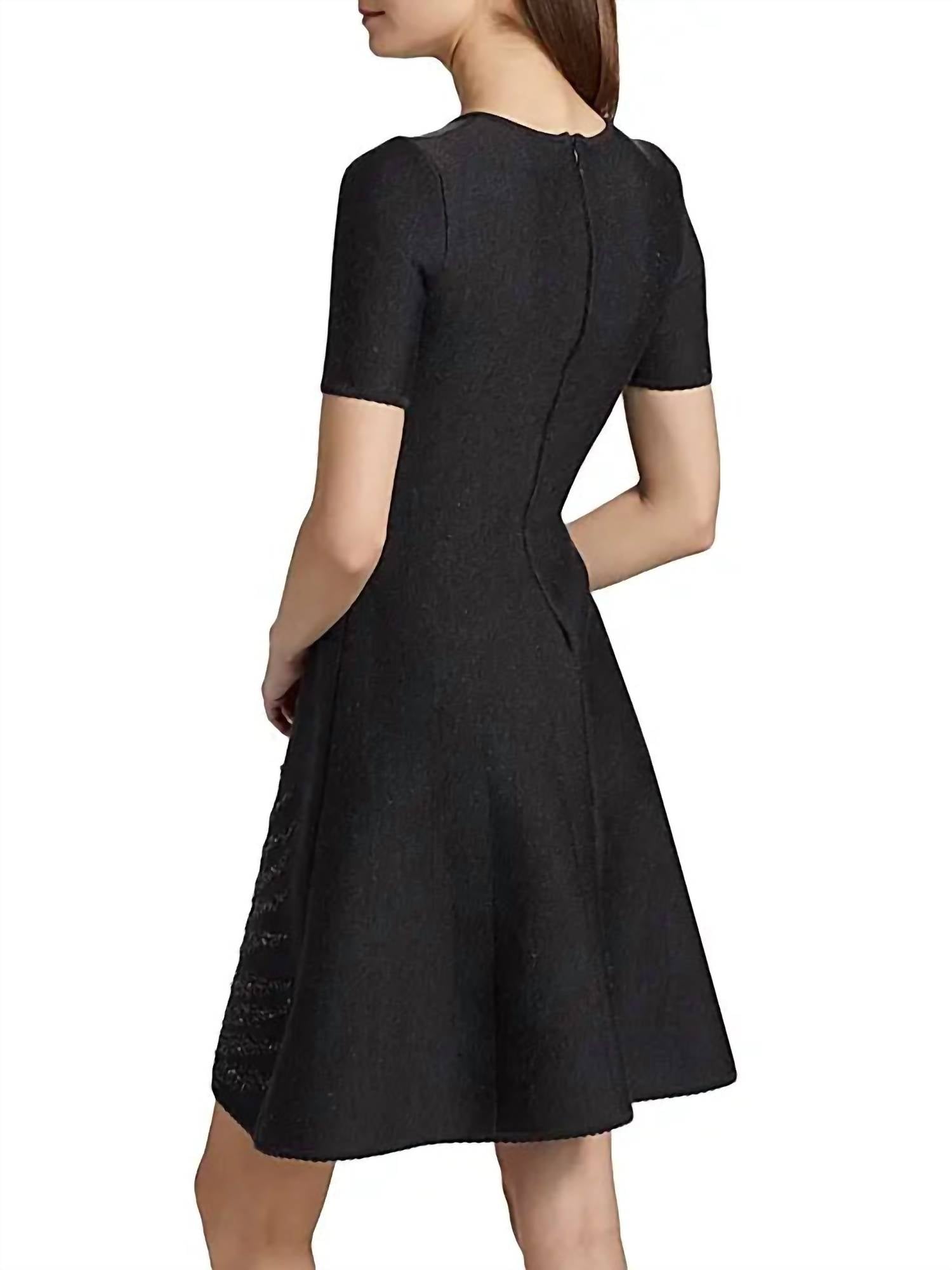Oscar De La Renta - Fern Embellished Knit Dress